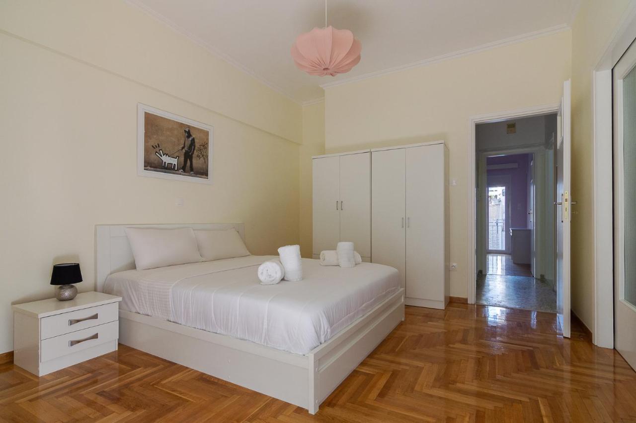 Bright And Spacious 2-Bedrooms Apartment In Athens Exterior photo