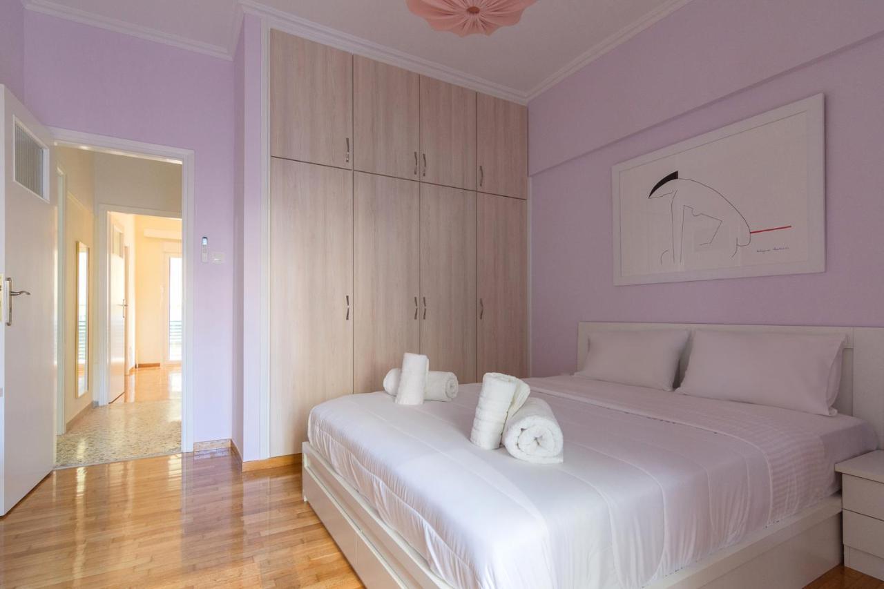 Bright And Spacious 2-Bedrooms Apartment In Athens Exterior photo